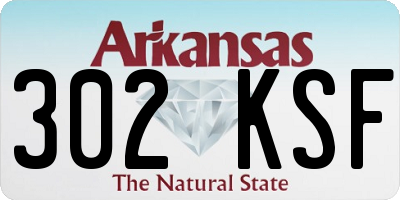 AR license plate 302KSF