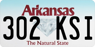 AR license plate 302KSI