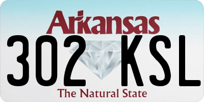 AR license plate 302KSL