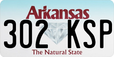 AR license plate 302KSP