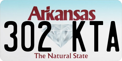 AR license plate 302KTA