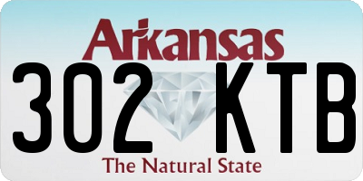 AR license plate 302KTB