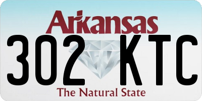 AR license plate 302KTC