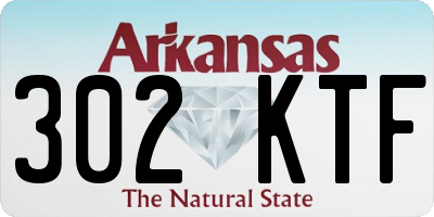 AR license plate 302KTF