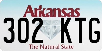 AR license plate 302KTG