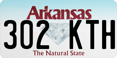 AR license plate 302KTH