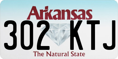 AR license plate 302KTJ