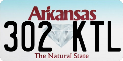 AR license plate 302KTL