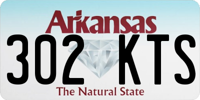 AR license plate 302KTS