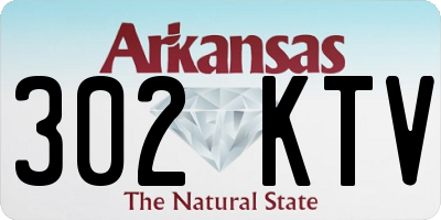 AR license plate 302KTV