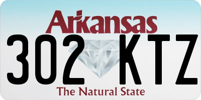 AR license plate 302KTZ