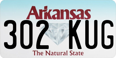 AR license plate 302KUG
