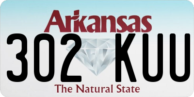 AR license plate 302KUU