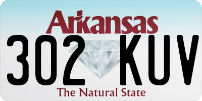 AR license plate 302KUV