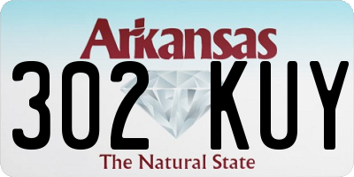 AR license plate 302KUY