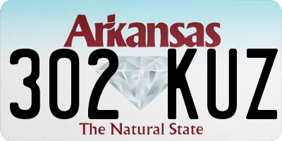 AR license plate 302KUZ
