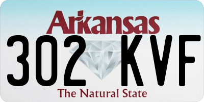 AR license plate 302KVF