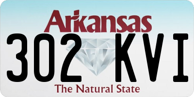 AR license plate 302KVI