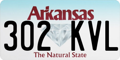 AR license plate 302KVL