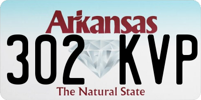 AR license plate 302KVP