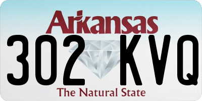 AR license plate 302KVQ