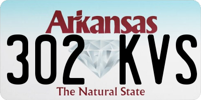 AR license plate 302KVS