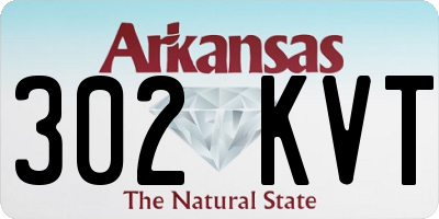 AR license plate 302KVT
