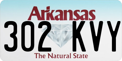 AR license plate 302KVY
