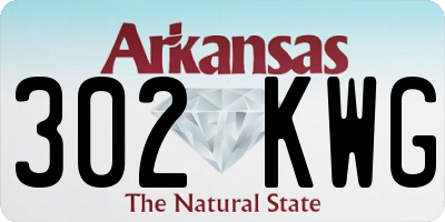AR license plate 302KWG