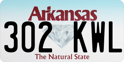 AR license plate 302KWL