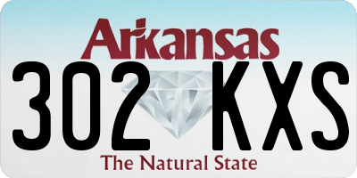 AR license plate 302KXS