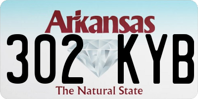 AR license plate 302KYB