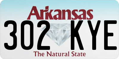 AR license plate 302KYE