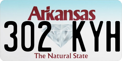 AR license plate 302KYH