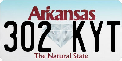AR license plate 302KYT