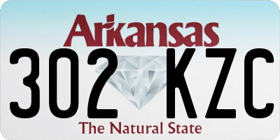 AR license plate 302KZC