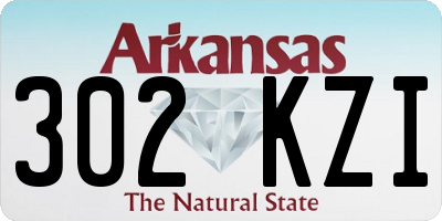 AR license plate 302KZI