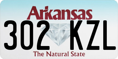 AR license plate 302KZL