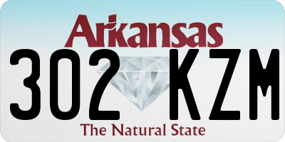 AR license plate 302KZM
