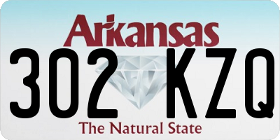 AR license plate 302KZQ