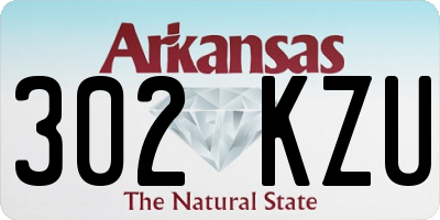AR license plate 302KZU