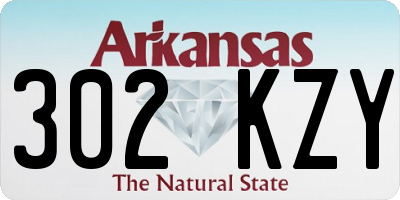 AR license plate 302KZY