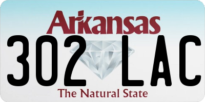 AR license plate 302LAC