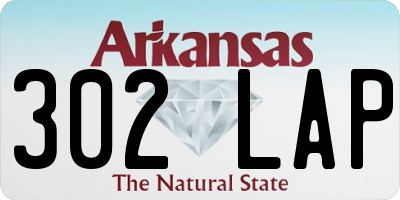 AR license plate 302LAP