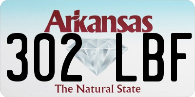 AR license plate 302LBF