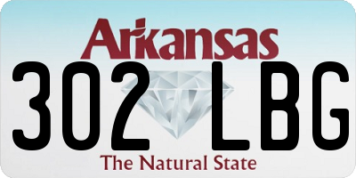 AR license plate 302LBG