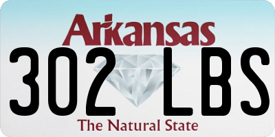 AR license plate 302LBS