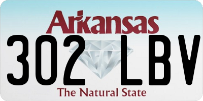 AR license plate 302LBV