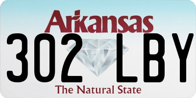AR license plate 302LBY