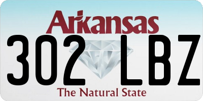 AR license plate 302LBZ